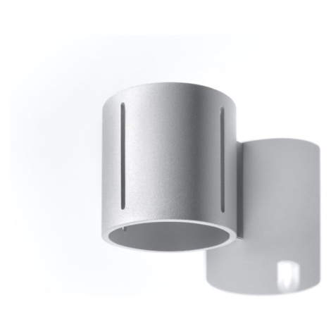 Sivé nástenné svietidlo Vulco – Nice Lamps