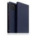 SLG Design puzdro D+ Italian Carbon Leather Diary pre iPhone 14 Plus - Navy