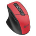 C-TECH myš Ergo WLM-05, bezdrôtová, 1600DPI, 6 tlačidiel, USB nano receiver, červená