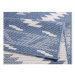 Modro-krémový vonkajší koberec NORTHRUGS Malibu, 230 x 160 cm