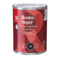 Rostex super - základná antikorózna farba na oceľ, pozink, hliník 1 l cervena