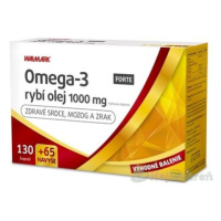 Walmark Omega-3 rybí olej forte promo 130 + 65 kapsúl