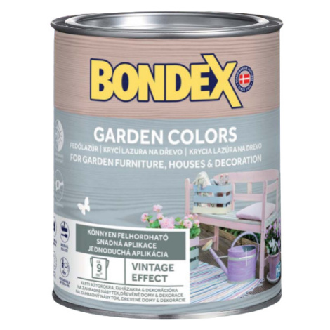 BONDEX GARDEN COLORS - Dekoratívna krycia lazúra orchid grey 0,75 L