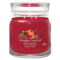 Yankee Candle Veniec z červených jabĺčok, Sviečka v sklenenej dóze , 368 g