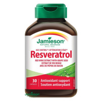 Jamieson Resveratrol 50 mg extrakt z červeného vína 30 cps.