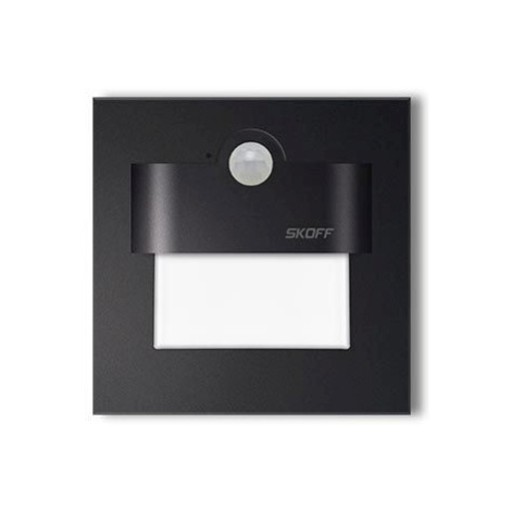 LED nástenné svietidlo Skoff Tango černá teplá 230V MM-TAN-D-H s čidlom pohybu