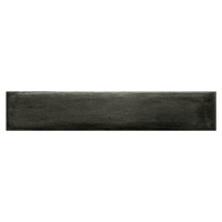 Obklad Del Conca Frammenti nero 7,5x40 cm lesk 74FR08