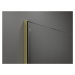 MEXEN/S - KIOTO Sprchová zástena WALK-IN 80x200 cm 8 mm, zlatá, dymové sklo 800-080-101-50-40