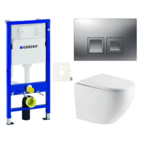 Závesný wc set do ľahkých stien / predstenová SAT SIKOGESTOR67D35