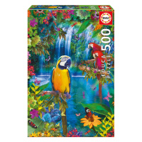 Educa Puzzle Genuine Bird Tropical Land 500 dielov 15512 farebné