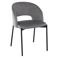 HALMAR K455 jedálenská stolička sivá / čierna