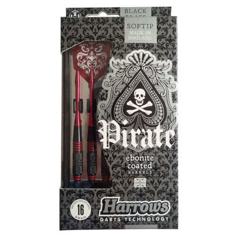 Harrows Šípky Pirate soft 18 g red