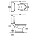 AQUALINE - ANTIK WC nádržka vrátane splachovacieho mechanizmu, biela AK107-208