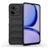 Realme C53 / Narzo N53, silikónové puzdro, stredne odolné voči nárazom, 3D vzor, čierne