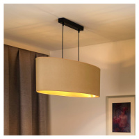 Envostar závesná lampa Idun light beige 80 cm prírodný materiál vegan