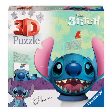 RAVENSBURGER 3D Puzzleball Stitch s ušima 77 ks