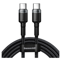 Kábel Baseus 100W Cafule PD2.0 USB-C/USB-C 2 m gray-black (20V/5A)