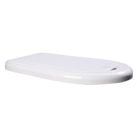 RETRO WC sedátko Soft Close, duroplast, biela / chróm 108901