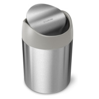 Odpadkový kôš voľne stojací Simplehuman Mini bin 1,5 l kartáčovaná nerez oceľ mat SHCW2084