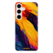 Odolné silikónové puzdro iSaprio - Orange Paint - Samsung Galaxy S24