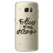 Plastové puzdro iSaprio - Follow Your Dreams - black - Samsung Galaxy S7