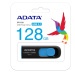 ADATA Flash disk 128GB UV128, USB 3.1 Dash Drive (R:90/W:40 MB/s) čierna/modrá