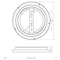 EVN ALR LED panel biely 12 W Ø 25 cm 3 000 K