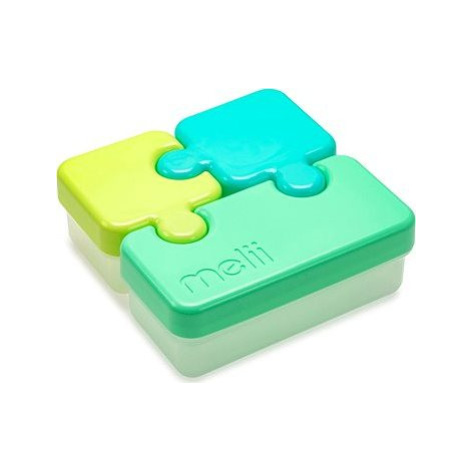 Melii Desiatový box Puzzle zelený, limetkový, modrý