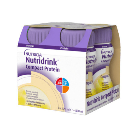 NUTRIDRINK Compact protein vanilka 4 x 125 ml