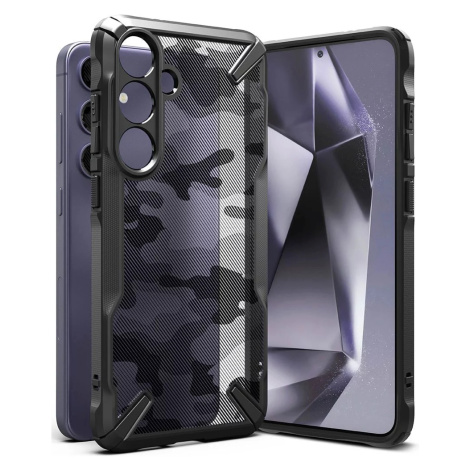 Kryt RINGKE FUSION X GALAXY S24 CAMO BLACK (8809961782800)