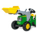 Šlapací traktor John Deere s prívesom a lyžicou Rolly Toys 023110