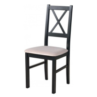 Sconto Jedálenská stolička NILA 10 čierna/béžová
