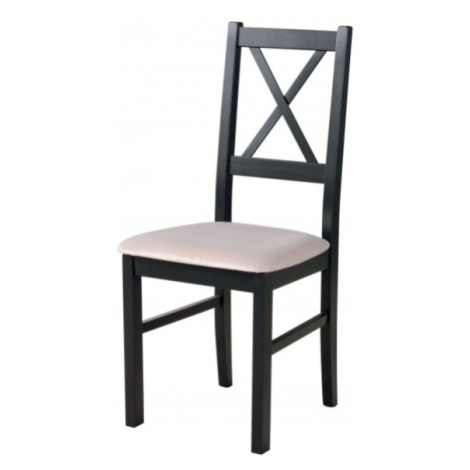 Sconto Jedálenská stolička NILA 10 čierna/béžová Houseland