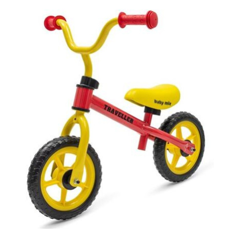 Detský balančný bicykel Baby Mix Traveler červený