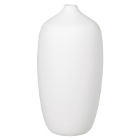 Biela keramická váza Blomus, výška 25 cm