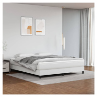 vidaXL Rám na boxspring posteľ, biely 180x200 cm, umelá koža