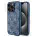 Kryt Guess GUHMP15XG4GFRB iPhone 15 Pro Max 6.7" blue hardcase 4G Collection Leather Metal Logo 