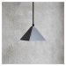 Ferm LIVING Kare závesná lampa, čierna, nerezová oceľ, 12,5 cm