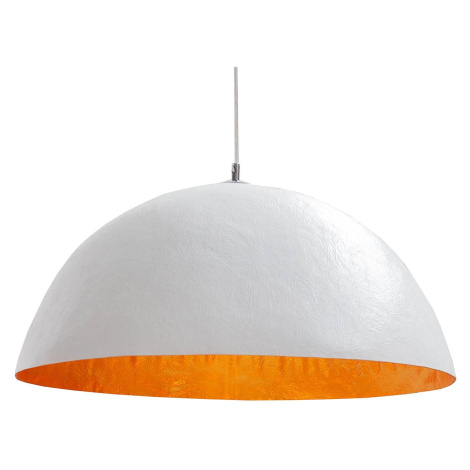 LuxD 17524 Lampa Atelier bielo-zlatá 50cm závesné svietidlo