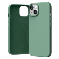Silikónové puzdro na Apple iPhone 15 Mercury Silicone zelené