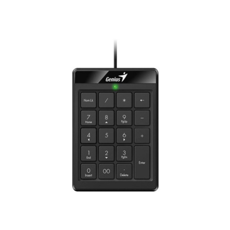 Genius NumPad 110 31300016400, numerická klávesnice numerická, drátová (USB), černá, ne