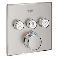 Vaňová batéria Grohe Grohtherm SmartControl bez podomietkového telesa supersteel 29126DC0