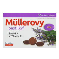 Müllerove pastilky so  Šalviou a vitamínom C 30+6 past