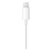 Apple EarPods Lightning slúchadlá s mikrofónom biela