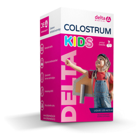 DELTA MEDICAL Colostrum kids sirup čerešňa 125 ml