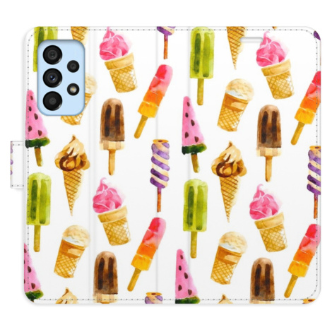 Flipové puzdro iSaprio - Ice Cream Pattern - Samsung Galaxy A53 5G