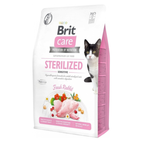 BRIT Care Cat Sterilized Sensitive granule pre sterilizované mačky s citlivým trávením 1 ks, Hmo