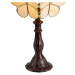 Stolová lampa 5LL-6095 v Tiffany dizajne, béžová