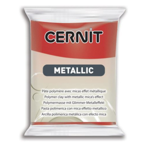 CERNIT METALLIC - Modelovacia hmota s metalickým efektom 870056460 - červená 56 g