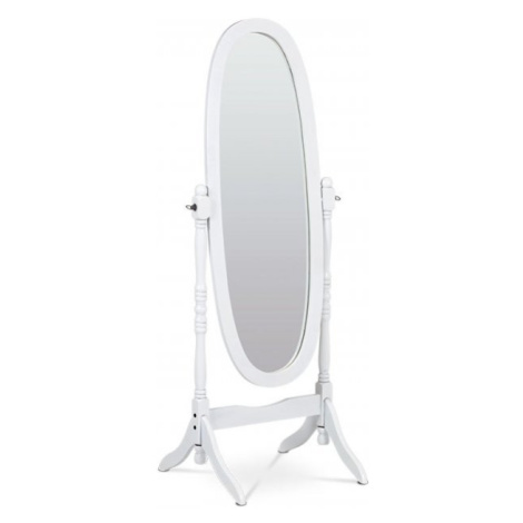 AUTRONIC 20124 WT Zrkadlo stojací v. 151 cm, konštrukcia z MDF, biely matný lak